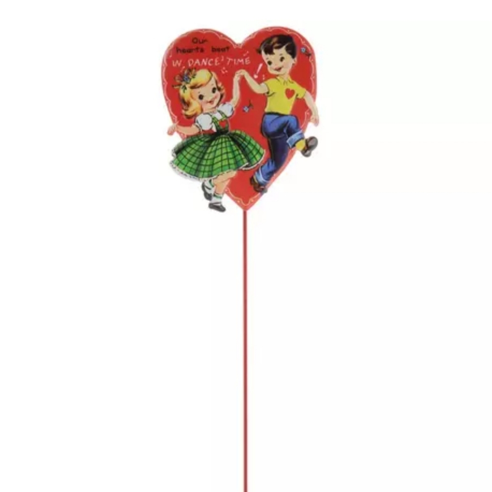 Dance Time Heart Metal Pick Valentine Gift